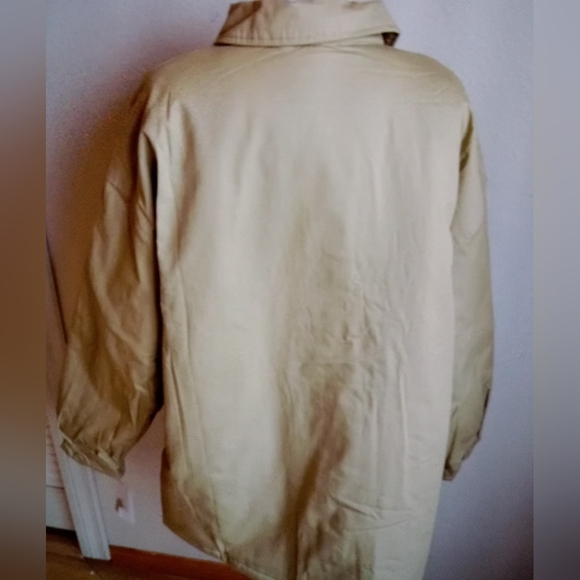 NWT BP 100% COTTON EXTERIOR QUILTED BUTTON UP SHIRT JACKET STADIUM JACKET - Picture 3 of 12